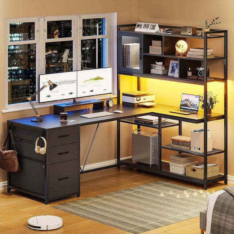 Wayfair Barbarino L-Shaped Computer Desk
