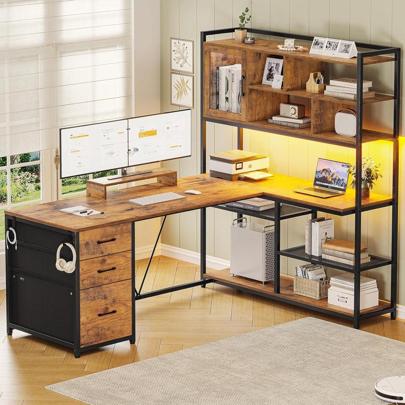 Wayfair Barbarino L-Shaped Computer Desk
