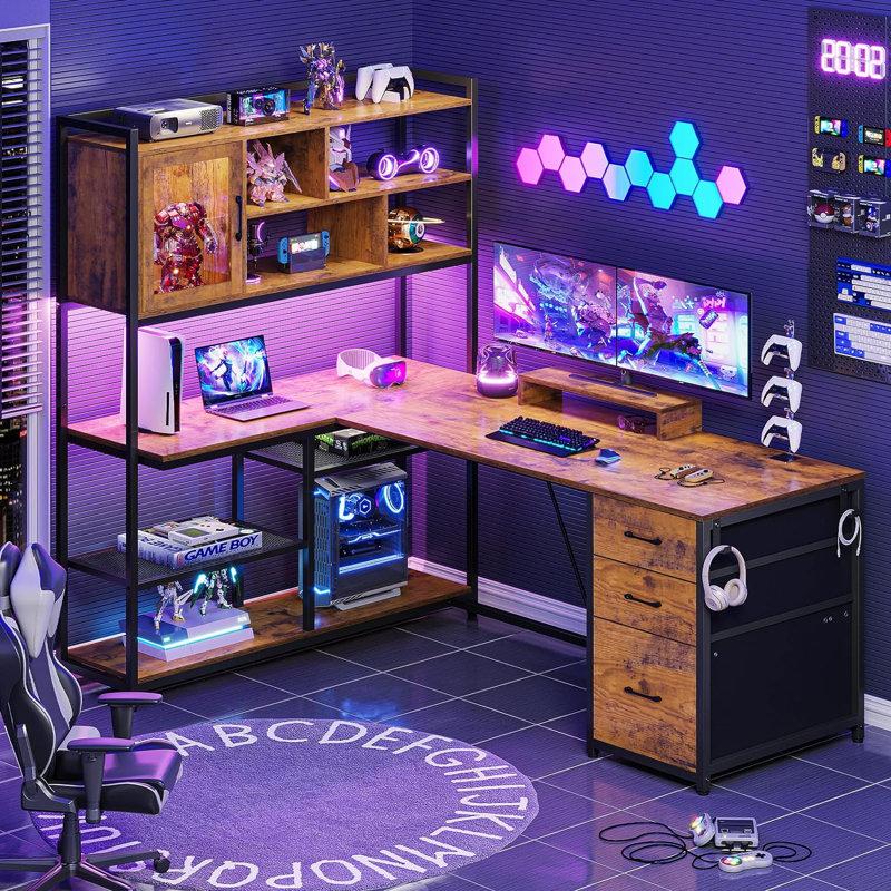 Wayfair Barbarino L-Shaped Computer Desk