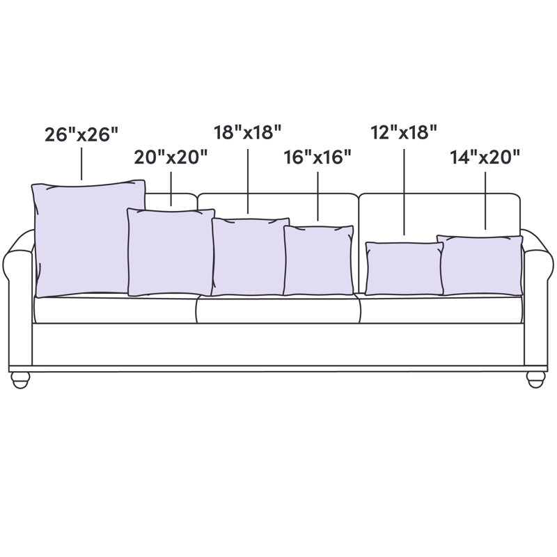 Wayfair Wayfair Basics® Didomenico Euro Square Pillow Insert (Set Of 2)