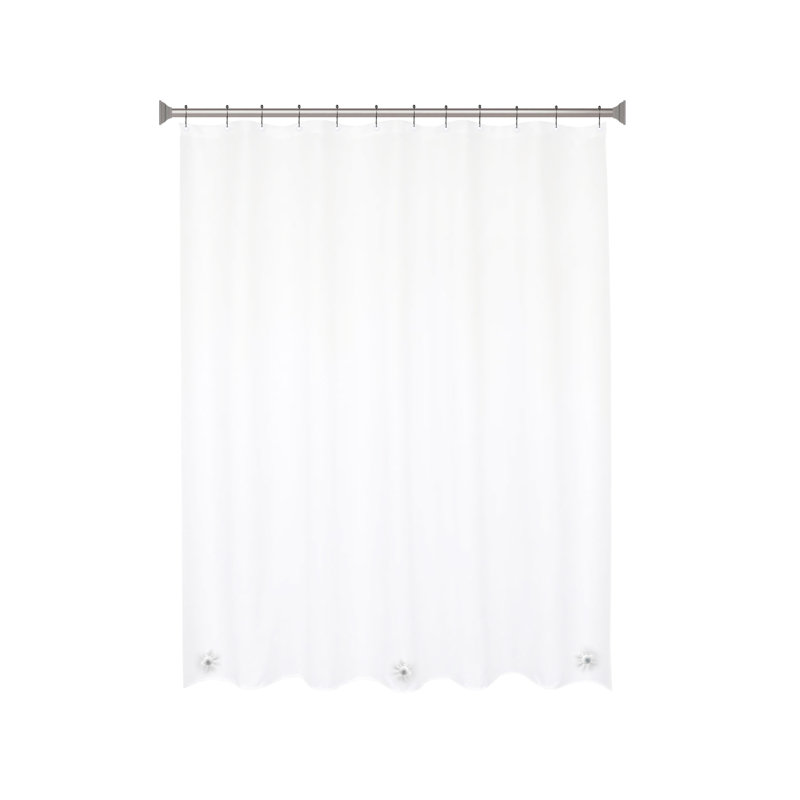 Wayfair Wayfair Basics® PEVA Solid Color Single Shower Liner