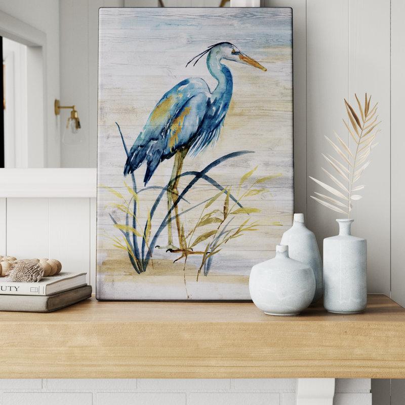 Wayfair Bathilde " Blue Heron I "