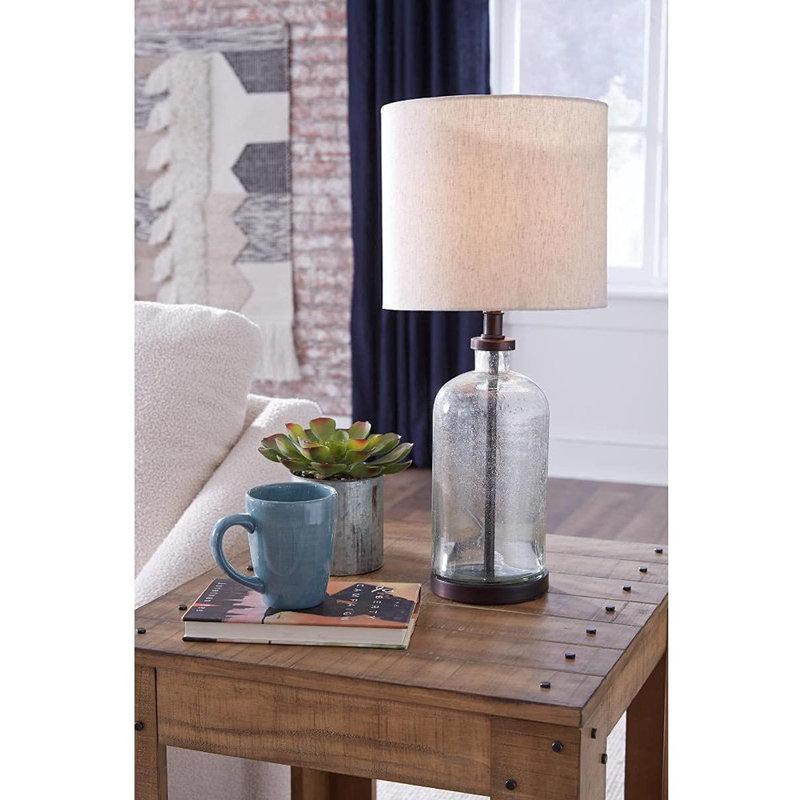 Wayfair Batty Glass Desk Lamp