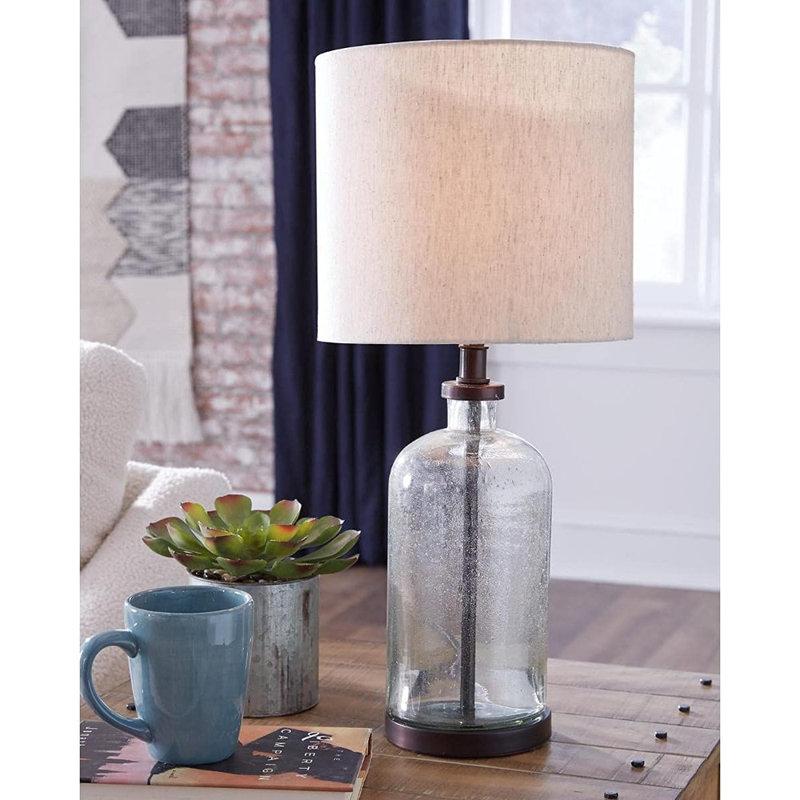 Wayfair Batty Glass Desk Lamp
