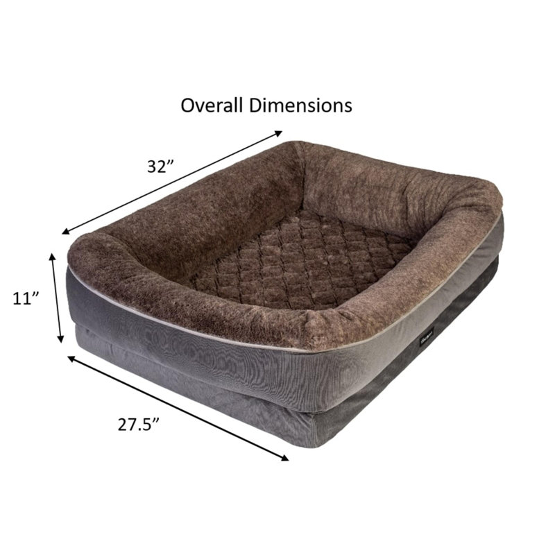 Wayfair Beautyrest Ultra Plush Cuddler Pet Bed
