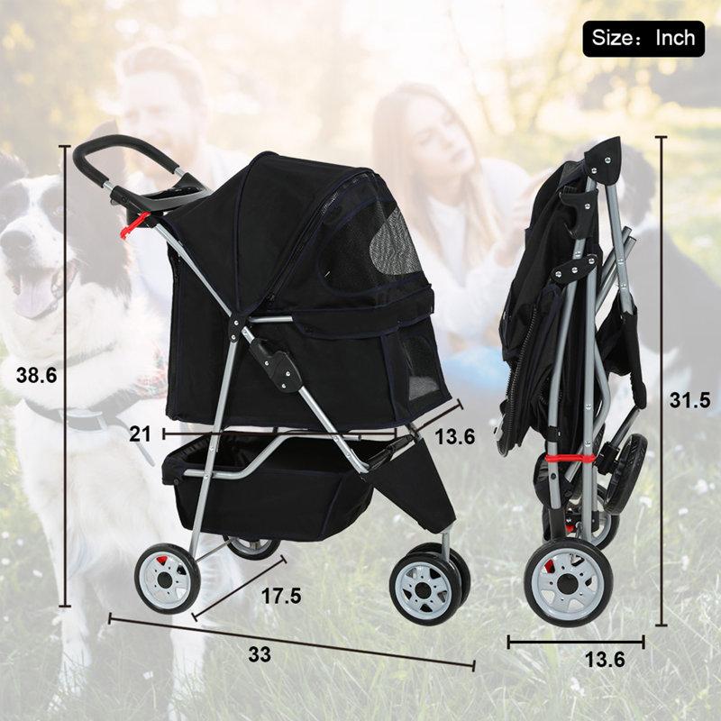 Wayfair BestPet Foldable Pet Stroller