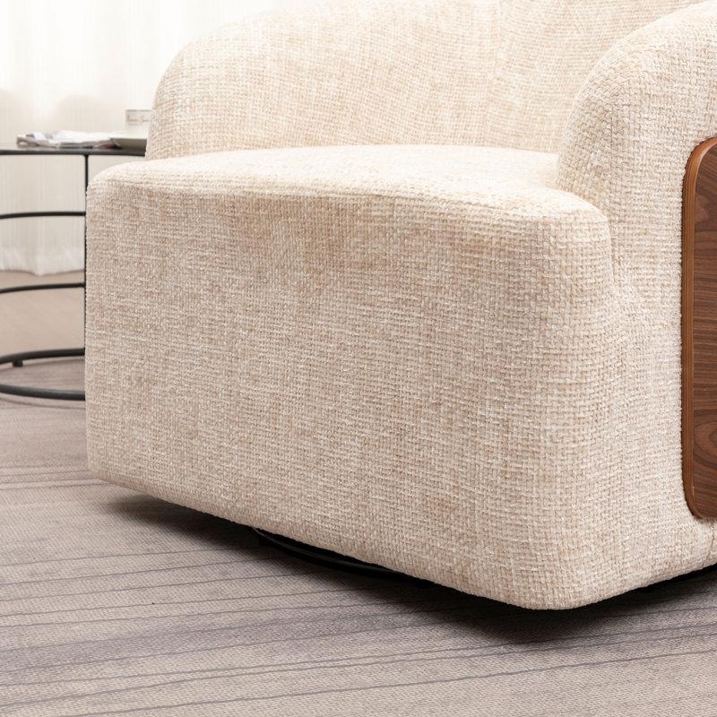 Wayfair Broderic Swivel Barrel Chair