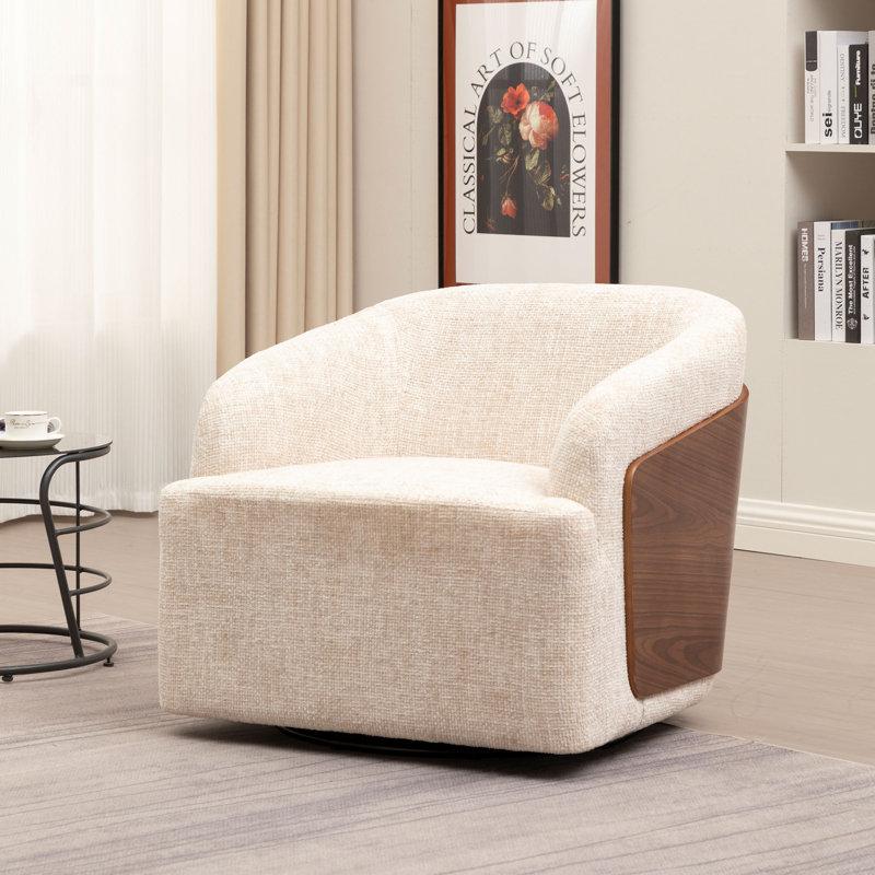 Wayfair Broderic Swivel Barrel Chair