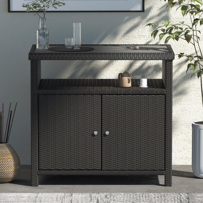 Wayfair Caetlin Wicker Buffet & Console Table