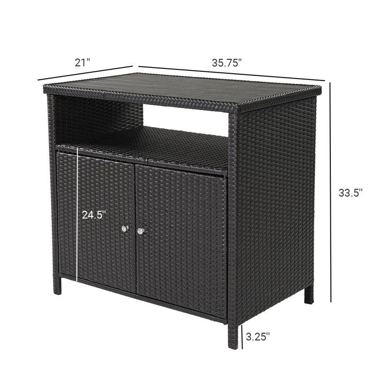 Wayfair Caetlin Wicker Buffet & Console Table