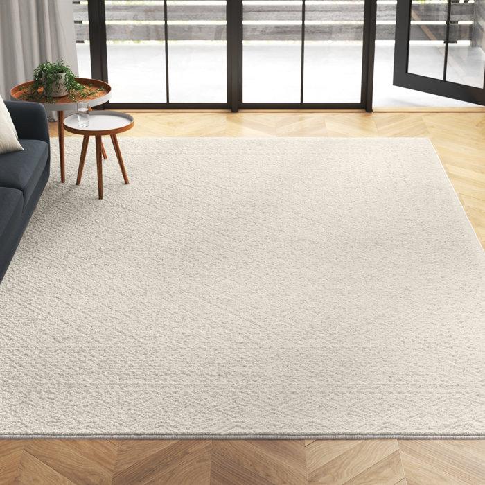 Wayfair Calvo Ivory/Off-White Area Rug