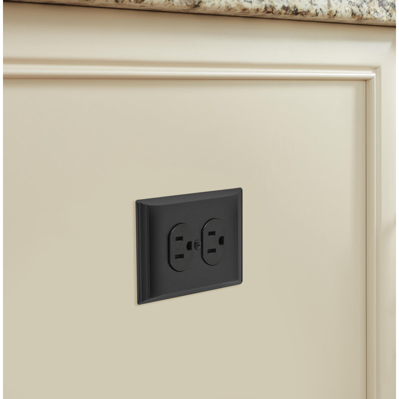 Wayfair Candler 1-Gang Duplex Outlet Wall Plate
