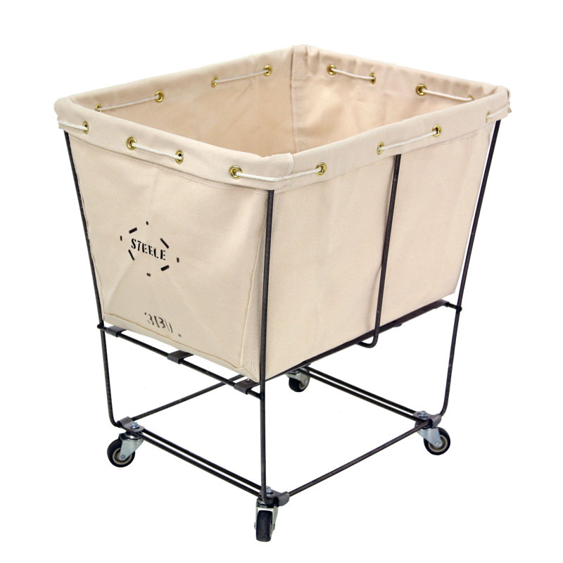 Wayfair Canvas Rolling Laundry Basket