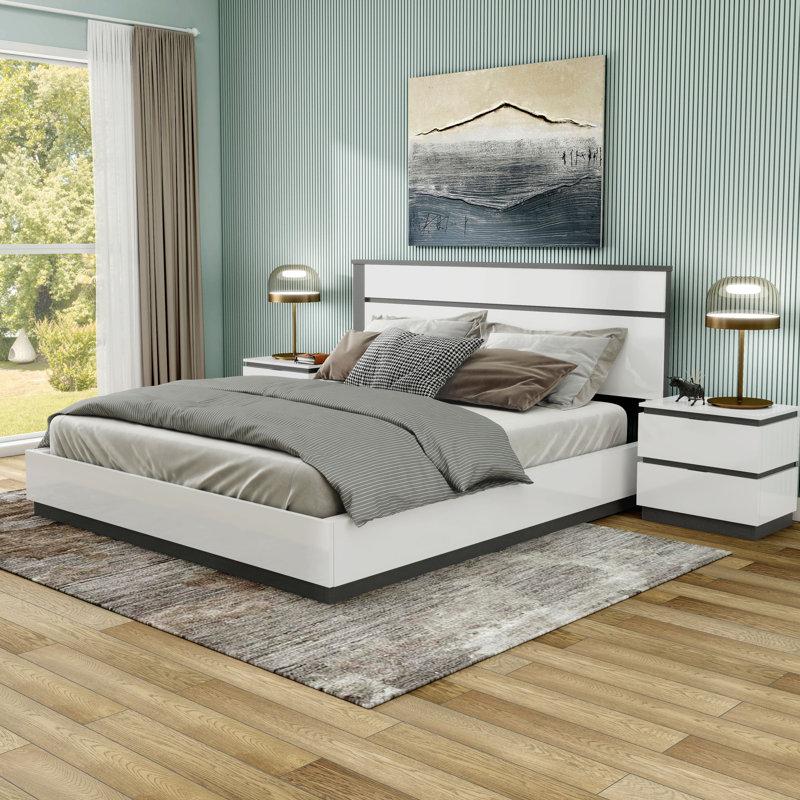 Wayfair Carilla Wood 3-Piece Bedroom Set