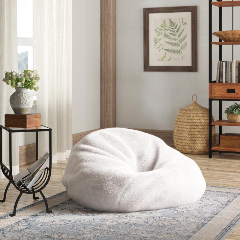 Wayfair Classic Refillable Cotton Bean Bag Chair