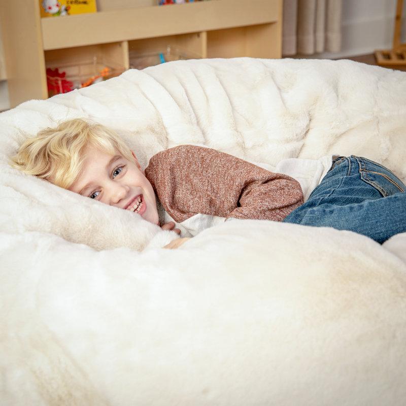 Wayfair Classic Refillable Cotton Bean Bag Chair