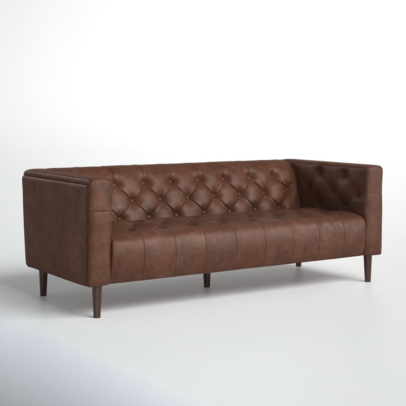 Wayfair Cornelia 84'' Leather Sofa