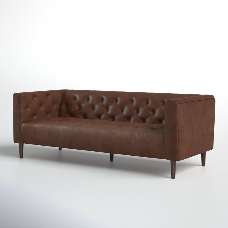 Wayfair Cornelia 84'' Leather Sofa