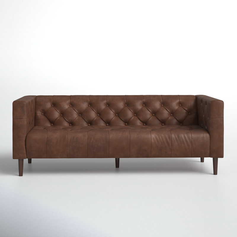 Wayfair Cornelia 84'' Leather Sofa