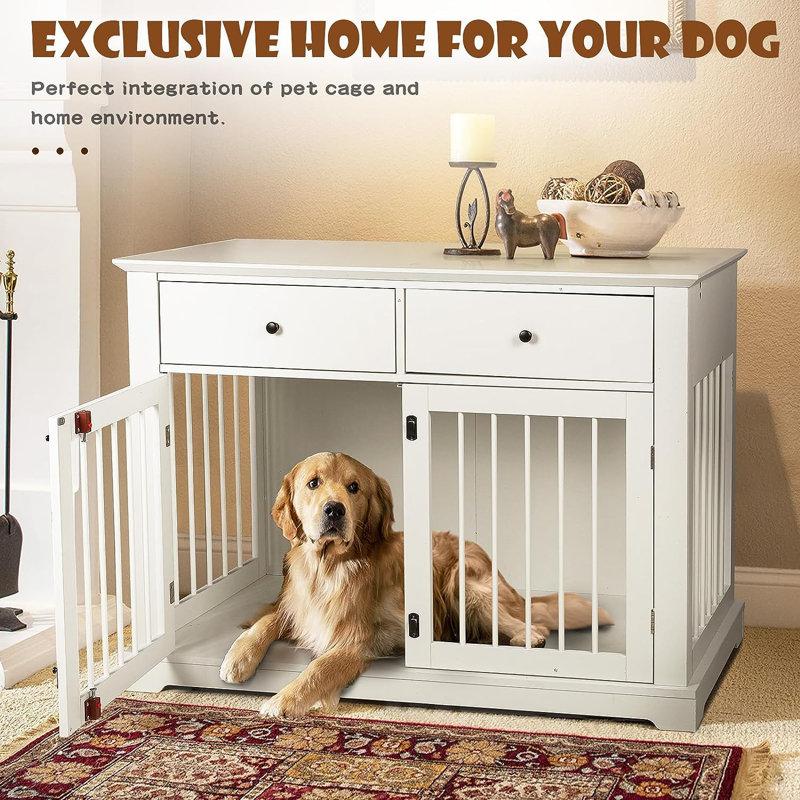 Wayfair Cranbrook Dog Crate Furniture With Drawers