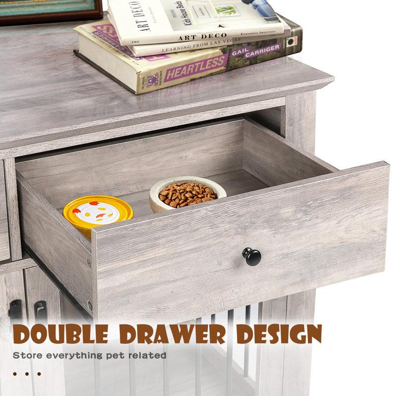 Wayfair Cranbrook Dog Crate Furniture With Drawers