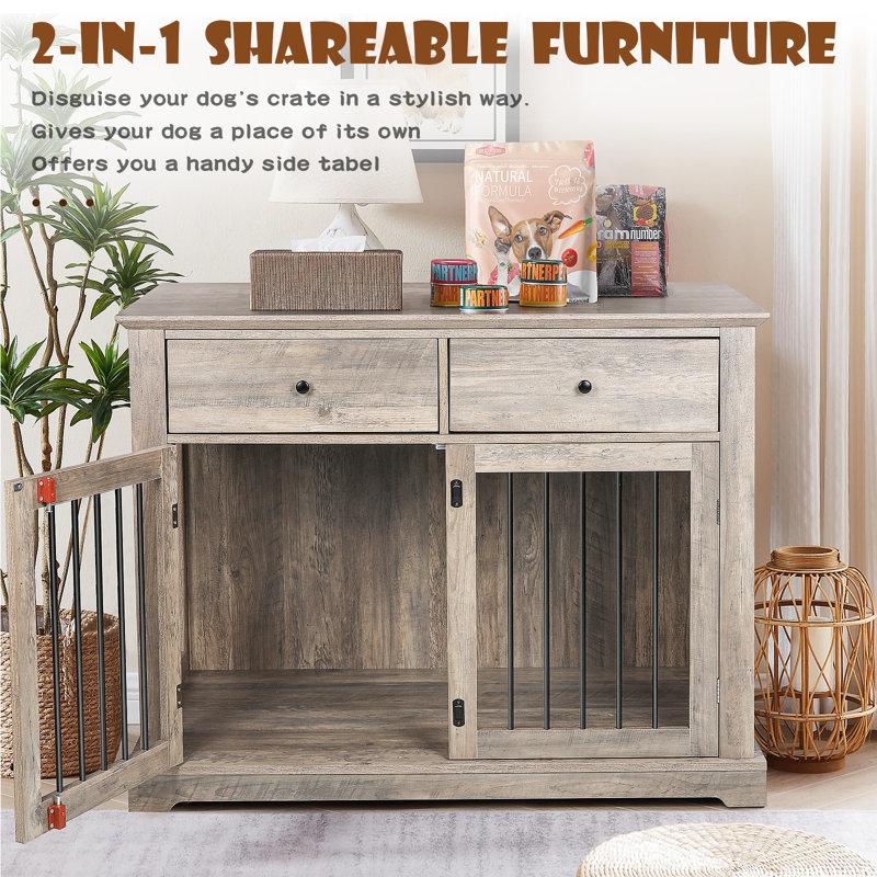 Wayfair Cranbrook Dog Crate Furniture With Drawers