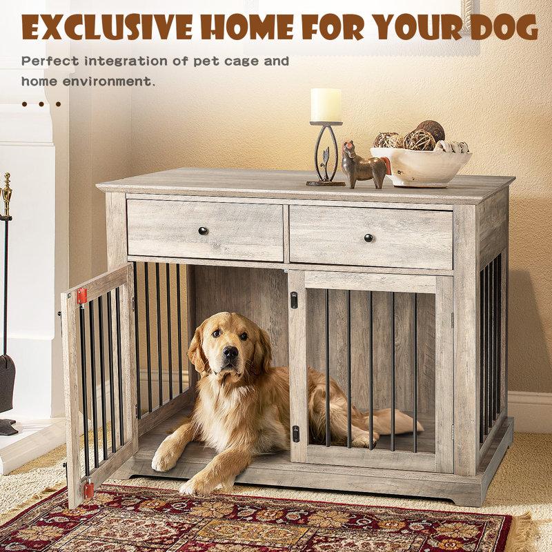 Wayfair Cranbrook Dog Crate Furniture With Drawers