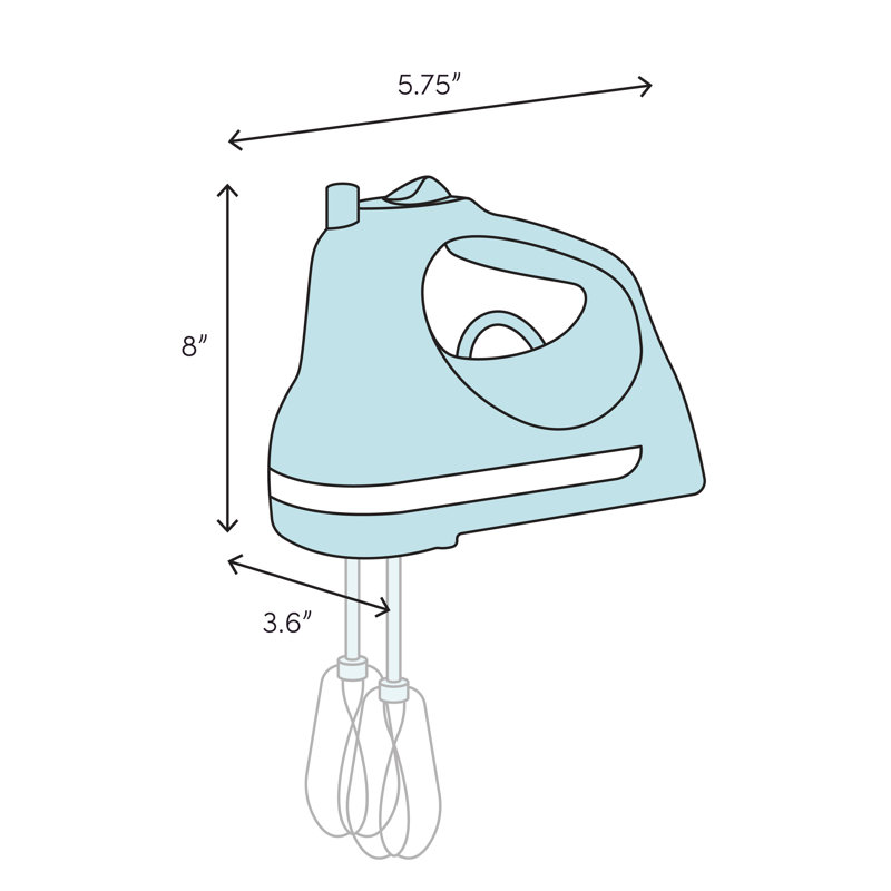 Wayfair Cuisinart 5 Speed Hand Mixer HM-50