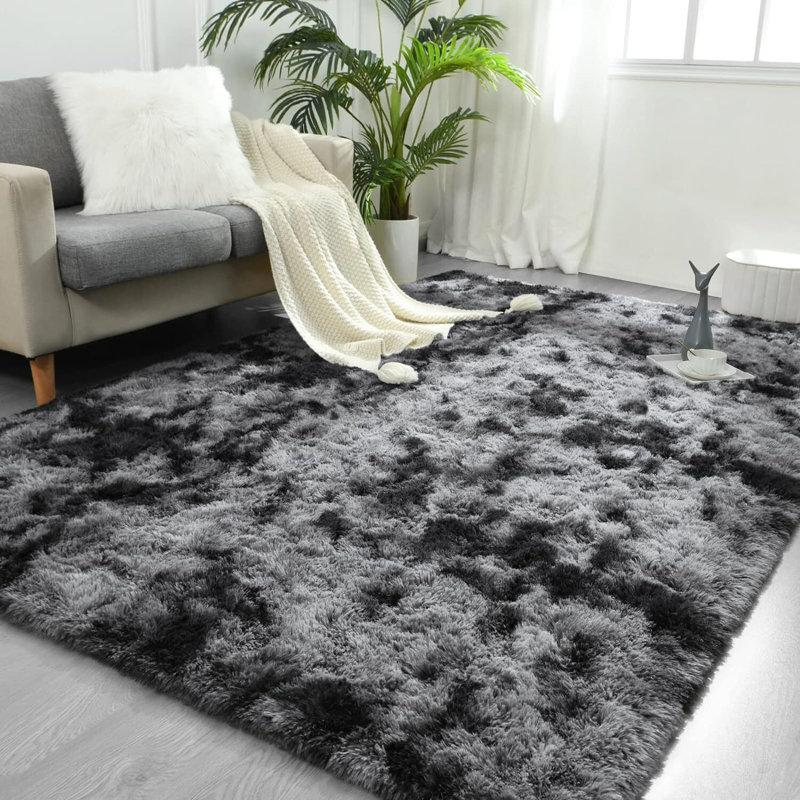Wayfair Dark Gray Shaggy Large Area Rugs