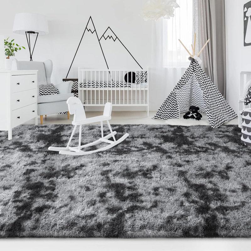 Wayfair Dark Gray Shaggy Large Area Rugs