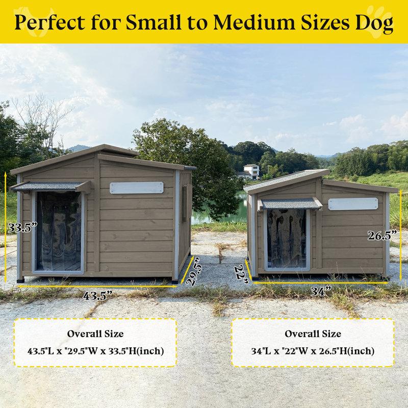 Wayfair Dog House With Chew-proof Iron Frame