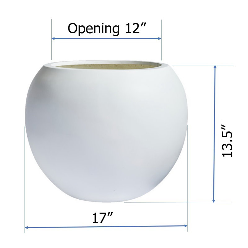 Wayfair Dorlis Fiberstone Pot Planter