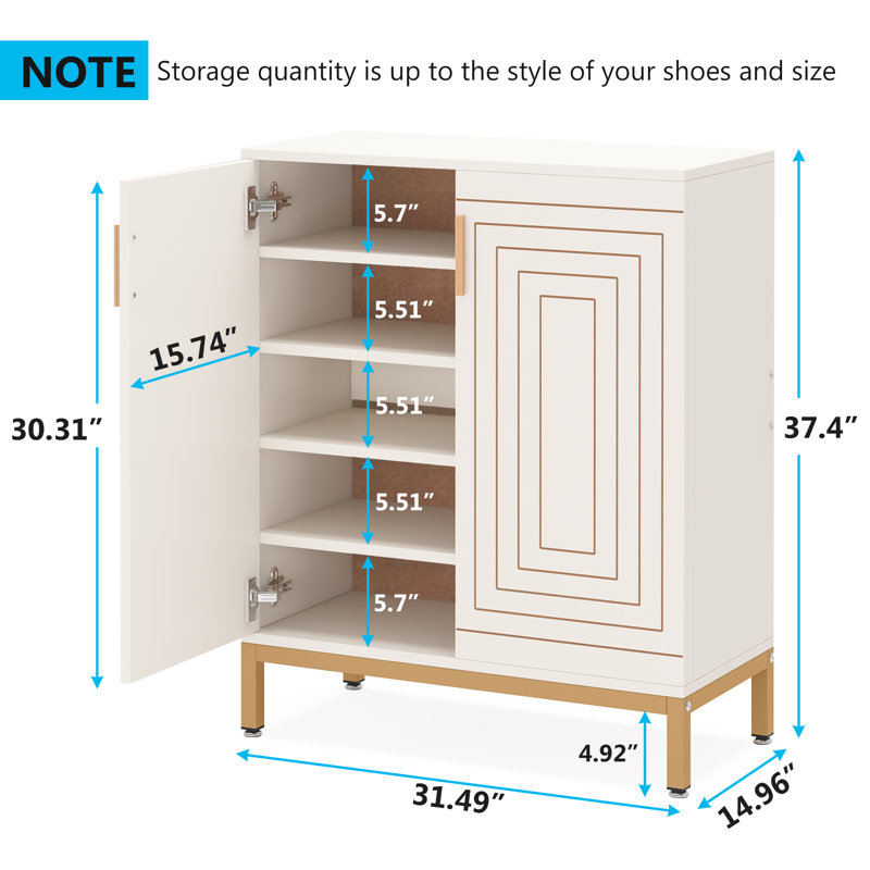 Wayfair Dracut 20 Pair Shoe Storage Cabinet