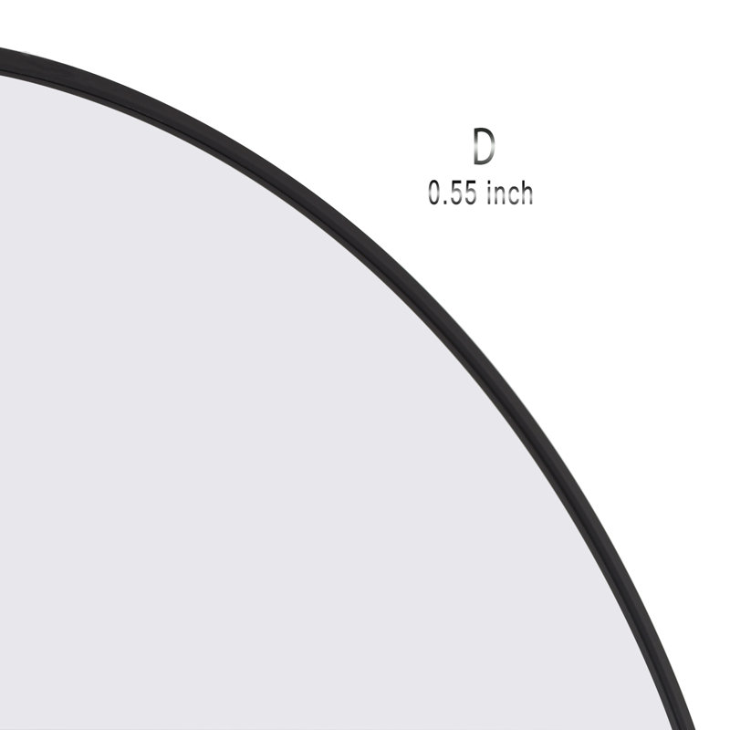 Wayfair Dronfield Metal Arch Mirror