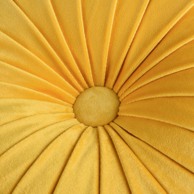 Wayfair Echo Buttons Velvet Throw Pillow (Set Of 2)