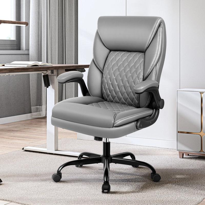 Wayfair Ergonomic Faux Leather Home Office Chair