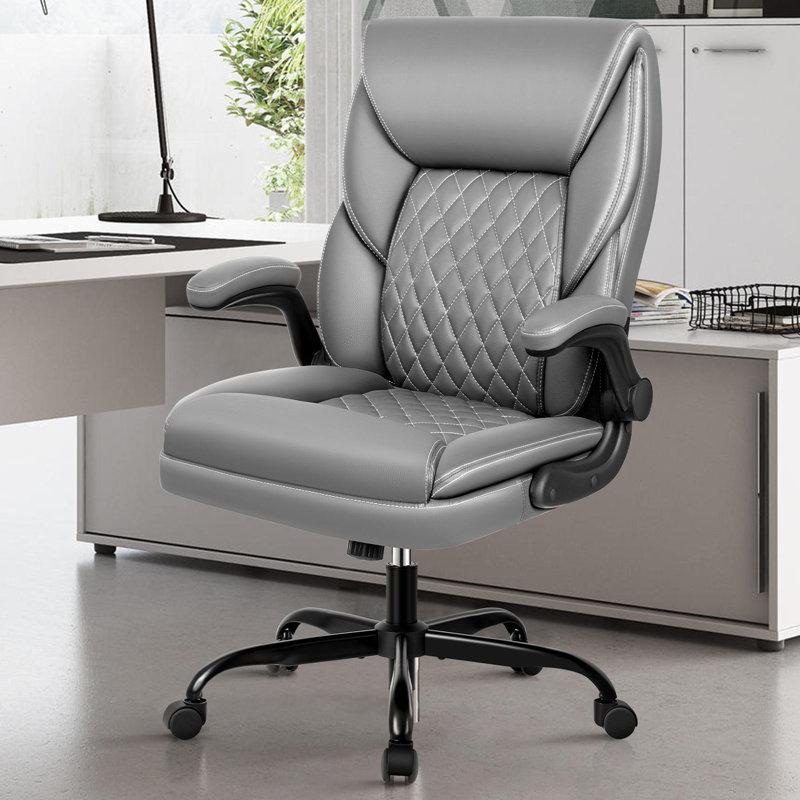 Wayfair Ergonomic Faux Leather Home Office Chair