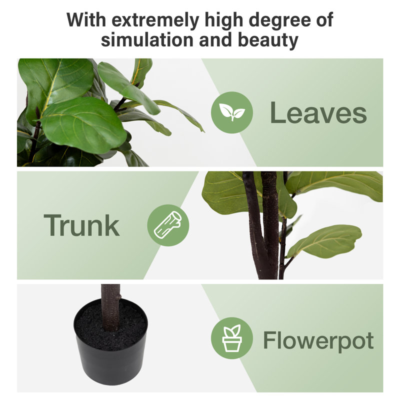 Wayfair Faux Fiddle Leaf Fig Plant