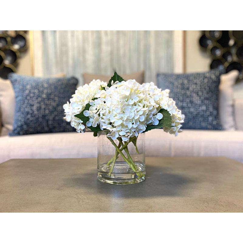 Wayfair Faux Hydrangea Arrangement In Vase