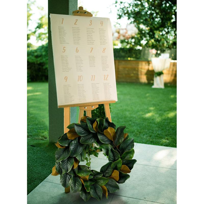 Wayfair Faux Magnolia Silk 24'' Wreath