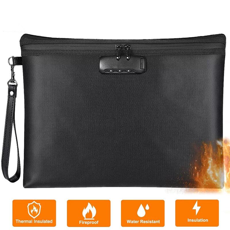 Wayfair Fireproof Document Bag With Lock