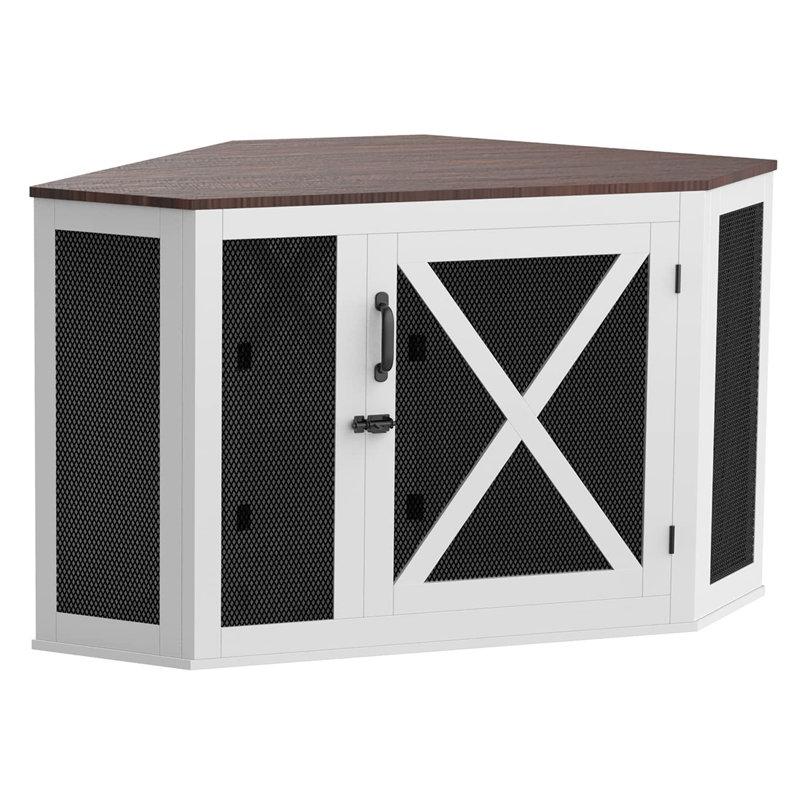 Wayfair Folkeste Wood Corner Pet Crate