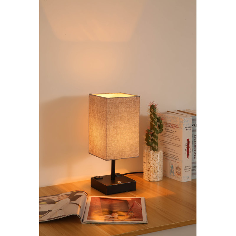 Wayfair Fusaro Metal USB Table Lamp (Set Of 2)