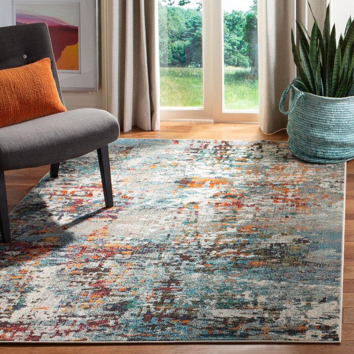 Wayfair Gammage Abstract Indoor Rug