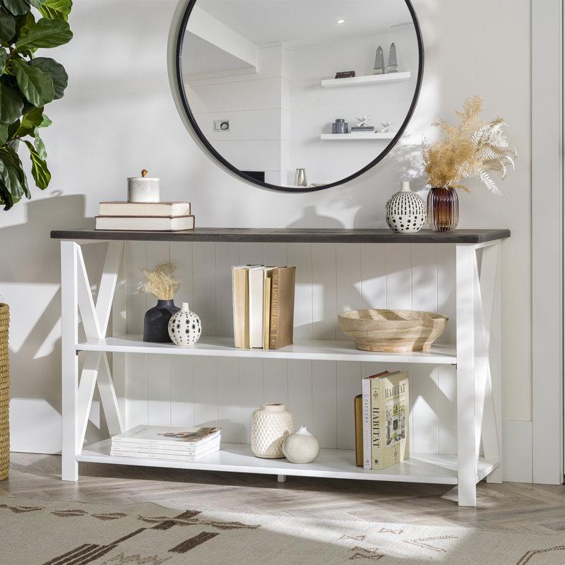 Wayfair Halima 52" Solid Wood Console Table