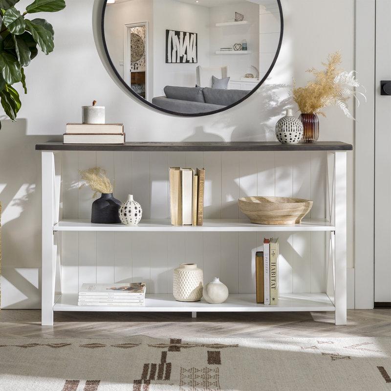 Wayfair Halima 52" Solid Wood Console Table