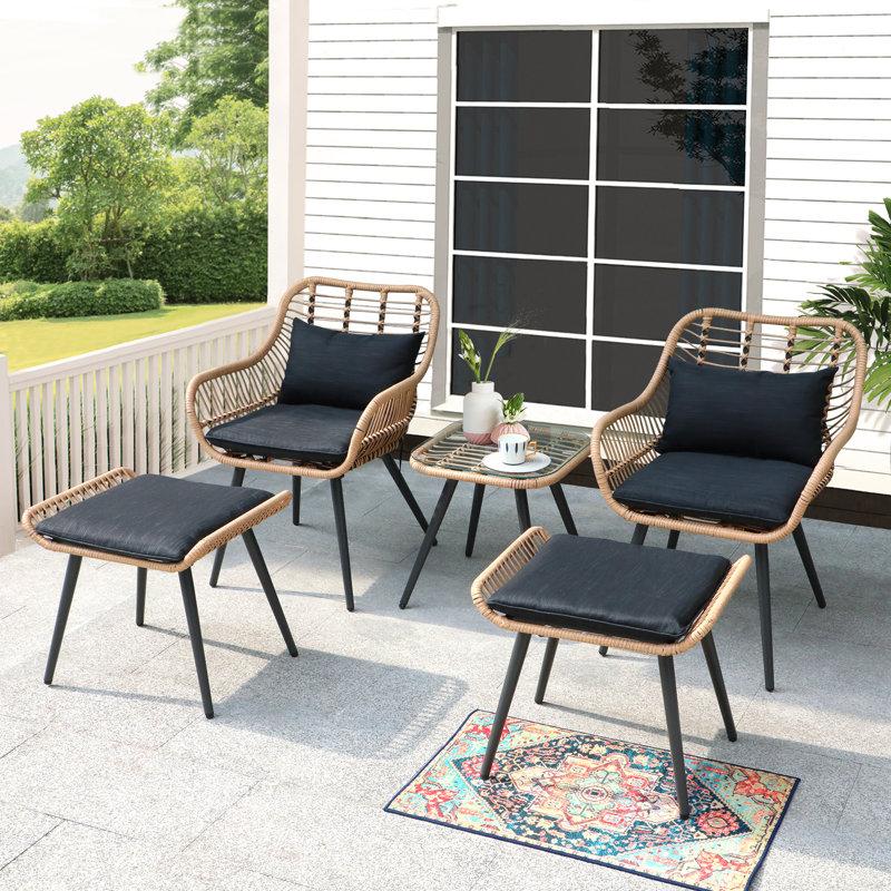 Wayfair Hamner Rattan Seating Group