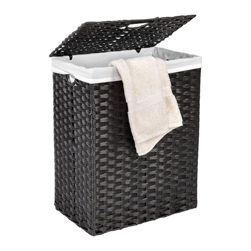 Wayfair Handwoven Rectangle Laundry Hamper