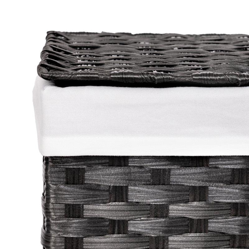 Wayfair Handwoven Rectangle Laundry Hamper