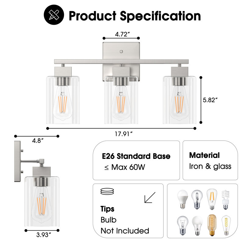 Wayfair Hartshorn Vanity Light